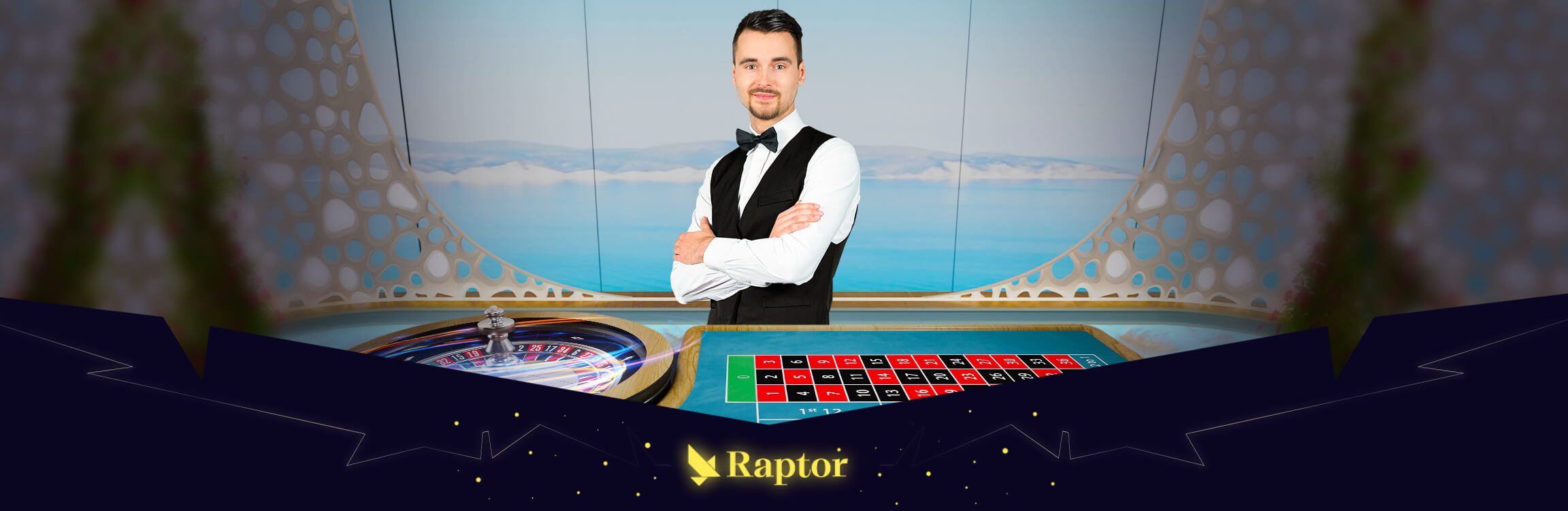 live dealer roulette table