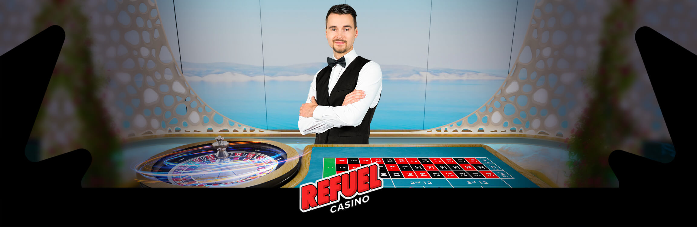 live roulette table