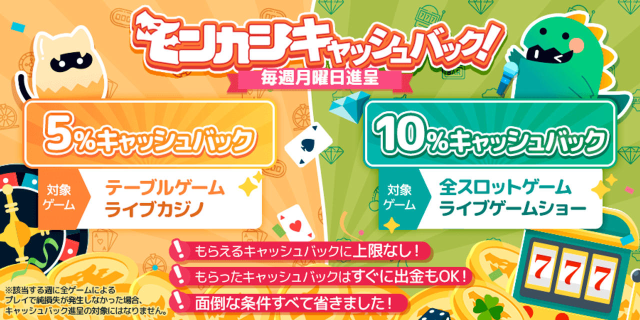 生まれ変わる モンカジ名物ごほうび