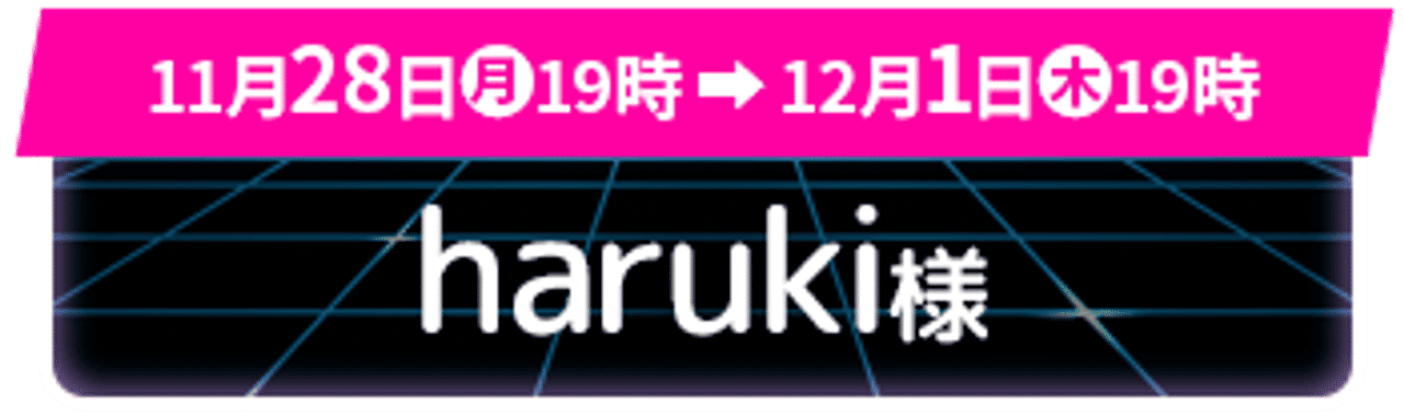 サイバーモンデー 4周目 当選者発表