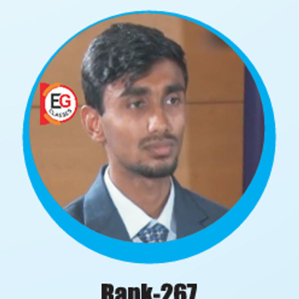 Ayush Khare, UPSC Civil Services Examination 2023 topper with AIR 267 - EG Classes student success story