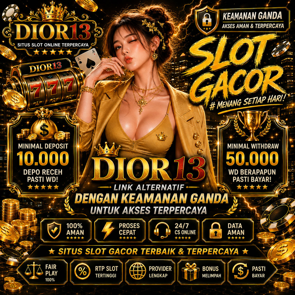 DIOR13 : Link Alternatif dengan Keamanan Ganda untuk Akses Tepercaya