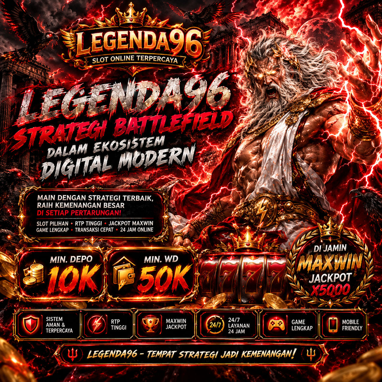 LEGENDA96 | Strategi Battlefield dalam Ekosistem Digital Modern
