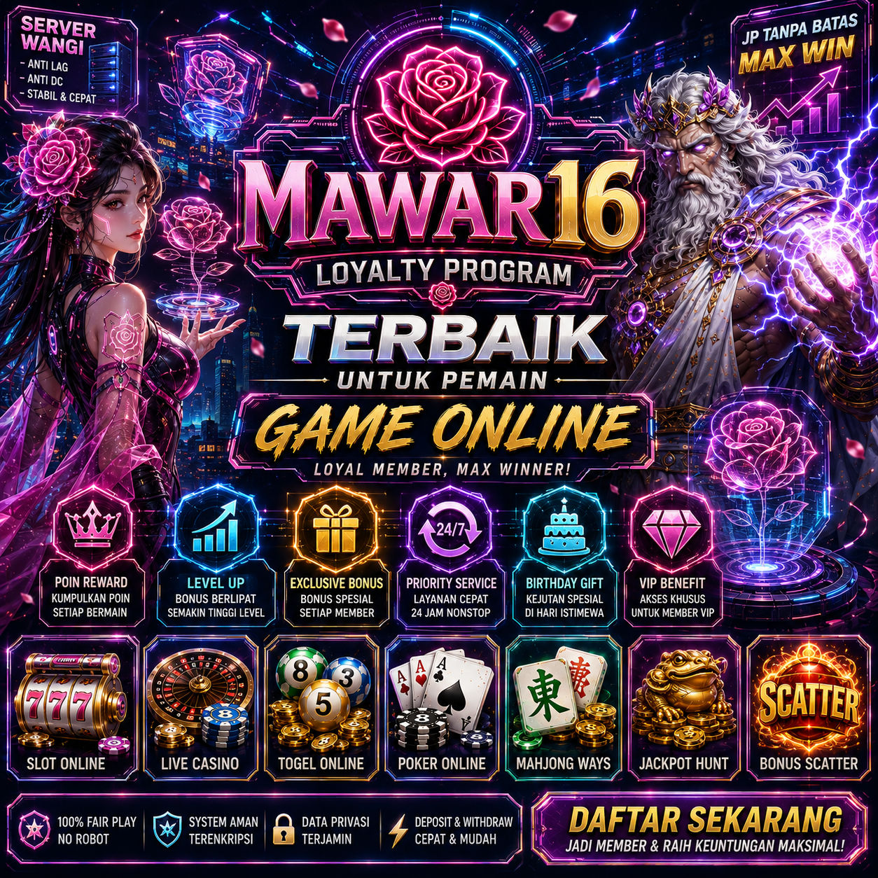 MAWAR16 $ Loyalty Program Terbaik untuk Pemain Game Online