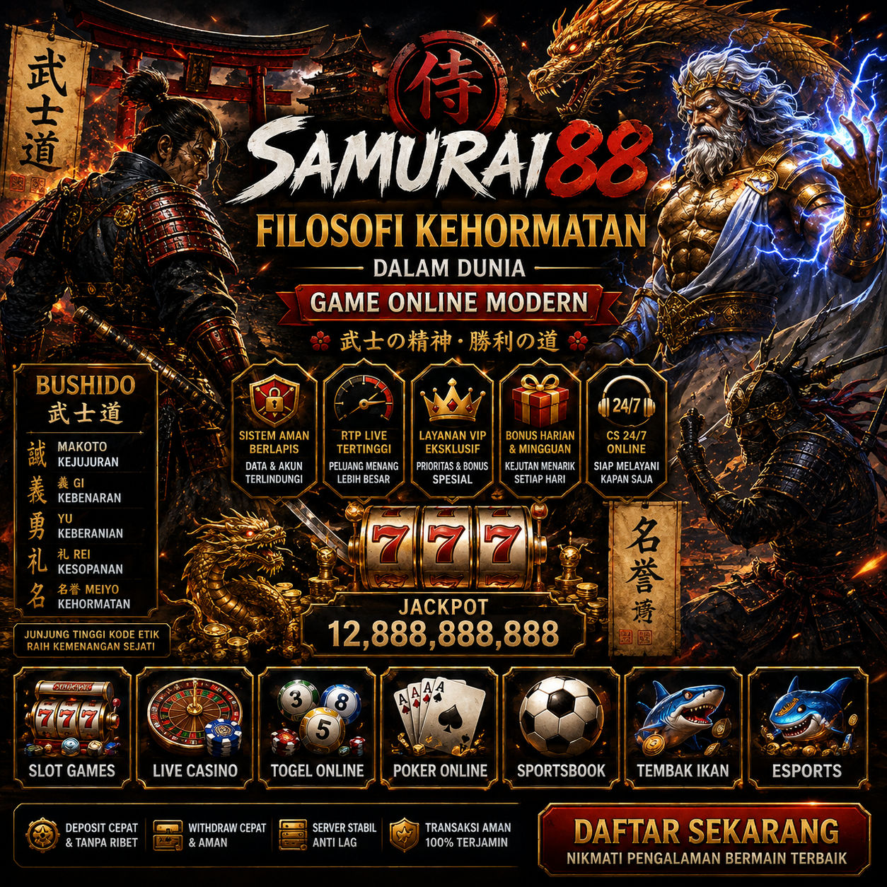 SAMURAI88 | Filosofi Kehormatan dalam Dunia Game Online Modern