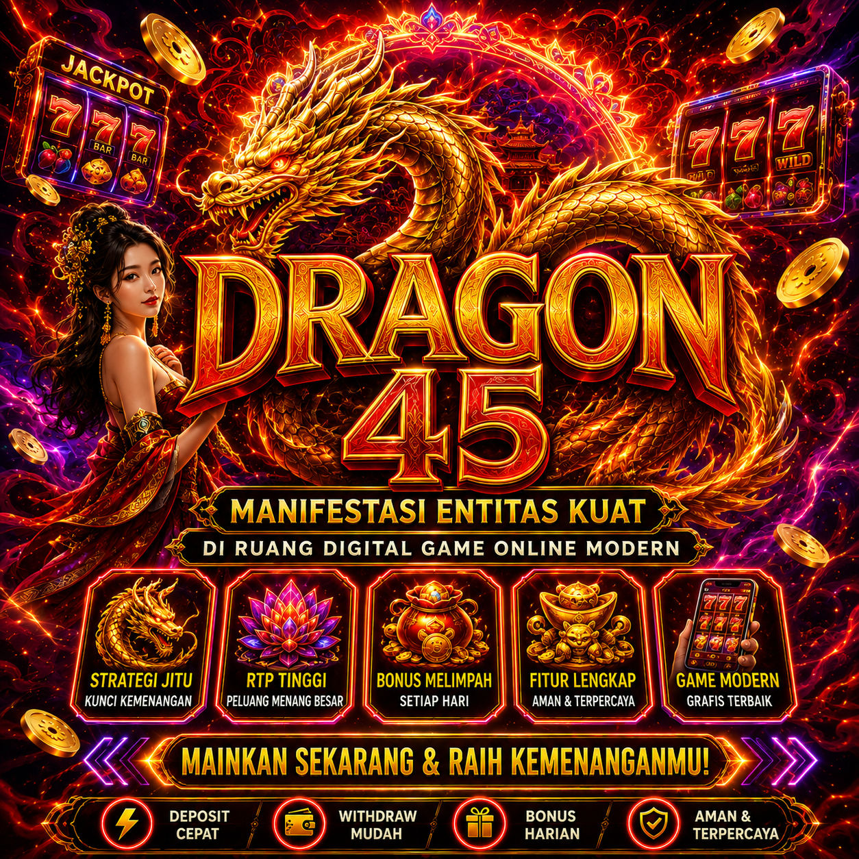 DRAGON45 超 Manifestasi Entitas Kuat di Ruang Digital Game Online Modern