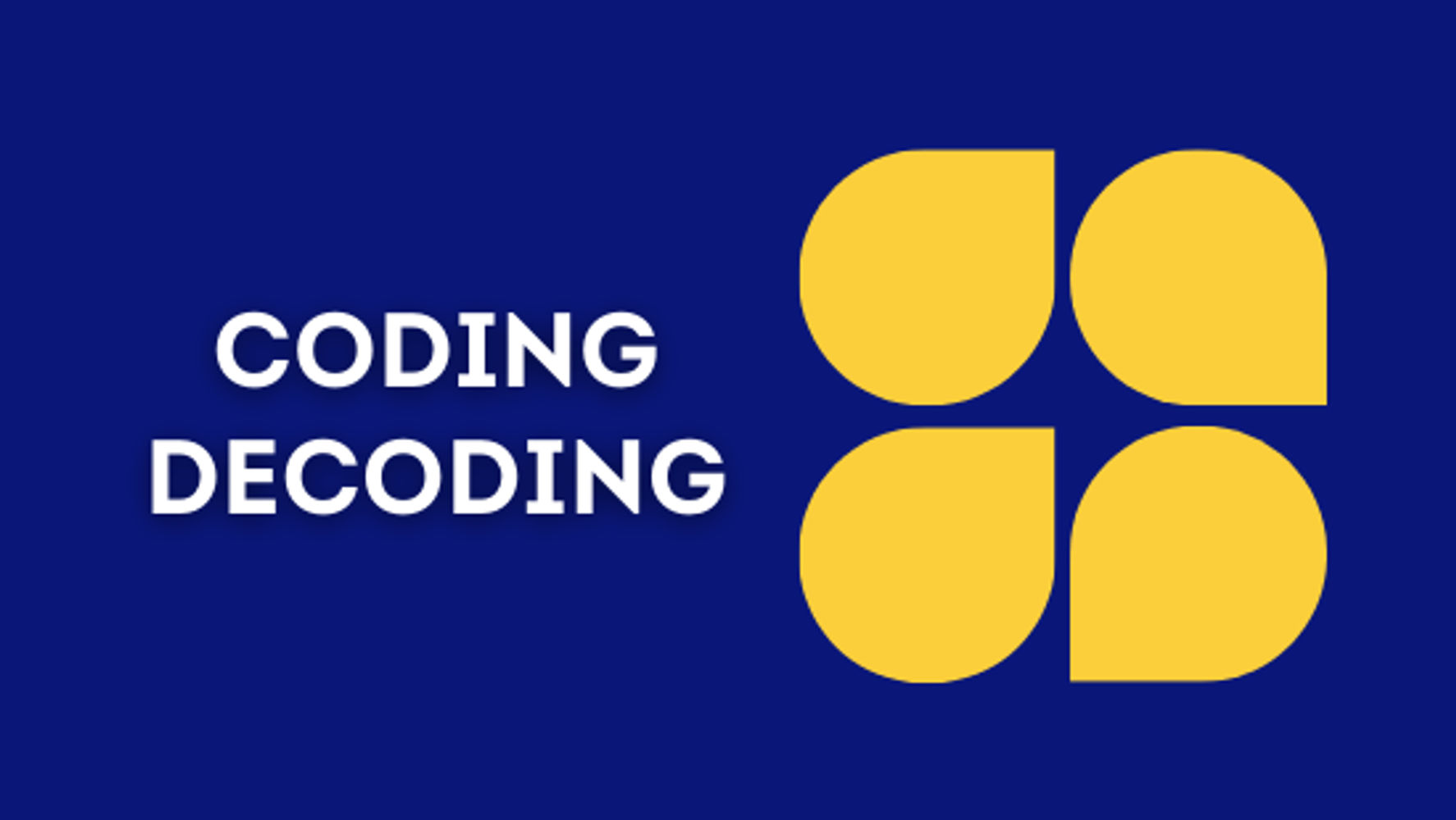 CHAPTER-6 CODING-DECODING (SET-4)
