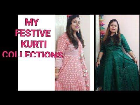 myntra festive kurtis