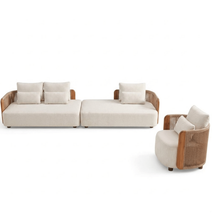 Mesa 3-Piece Outdoor Modular Sofa Set (Excludes Coffee Table)