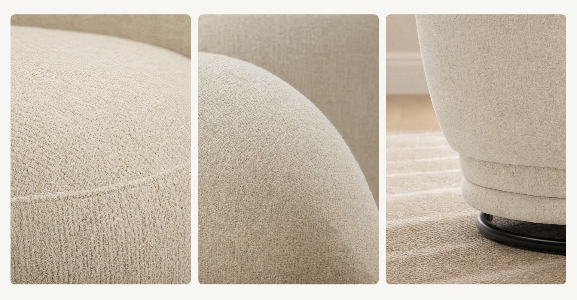 HUGGING CURVED BACKREST