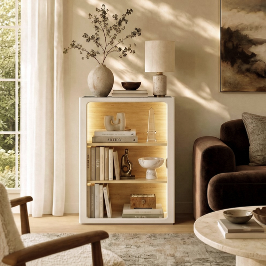 FlexMod 31.5" Modular Open Bookshelf with Adjustable Shelves
