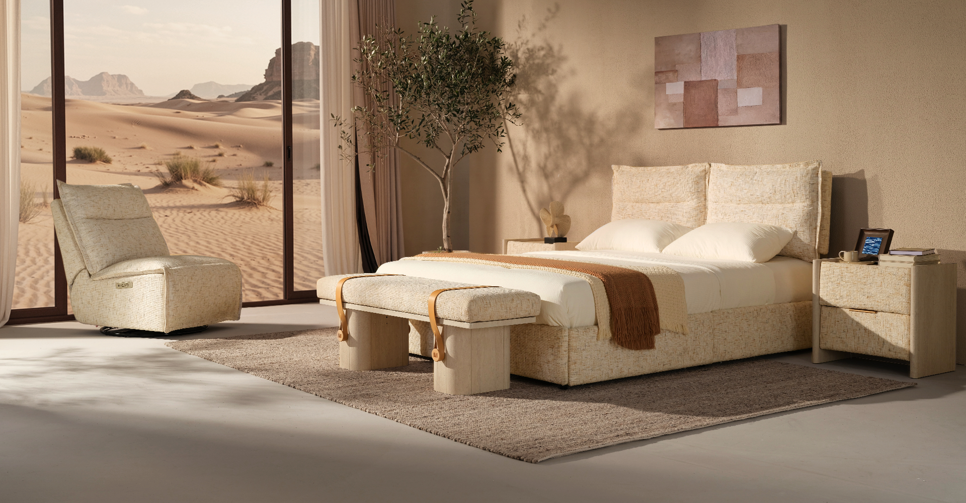 FOUR-PIECE BEDROOM SET