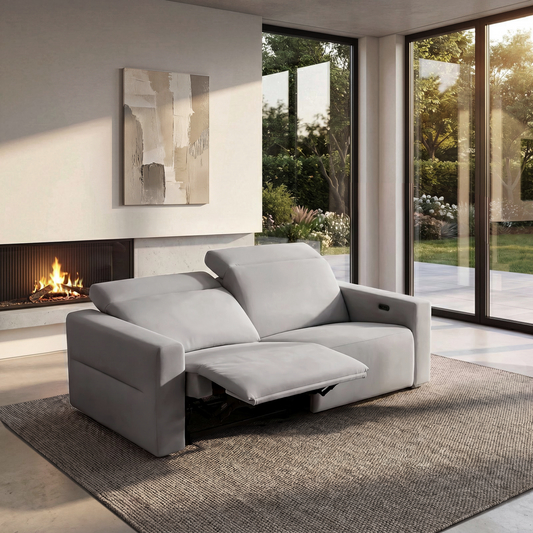 [Pre-sale] Lodden 70.8" Power Reclining Sofa Loveseat with Zero Gravity & USB-C，Grey