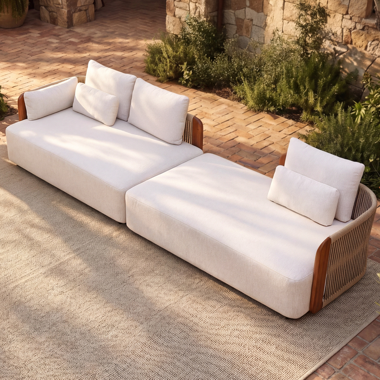 Mesa 3-Piece Outdoor Modular Sofa Set (Excludes Coffee Table)