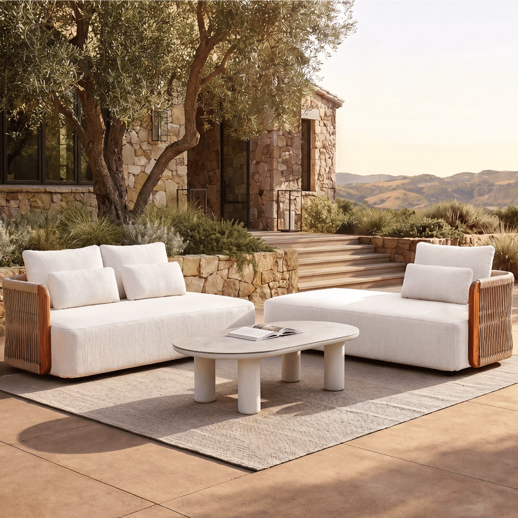 Mesa 3-Piece Outdoor Modular Sofa Set (Excludes Coffee Table)