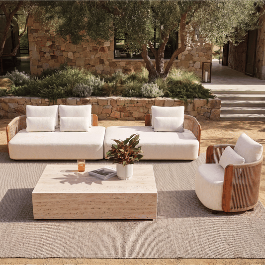 Mesa 3-Piece Outdoor Modular Sofa Set (Excludes Coffee Table)
