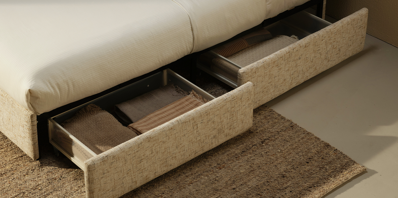 FOUR-DRAWER BED STORAGE