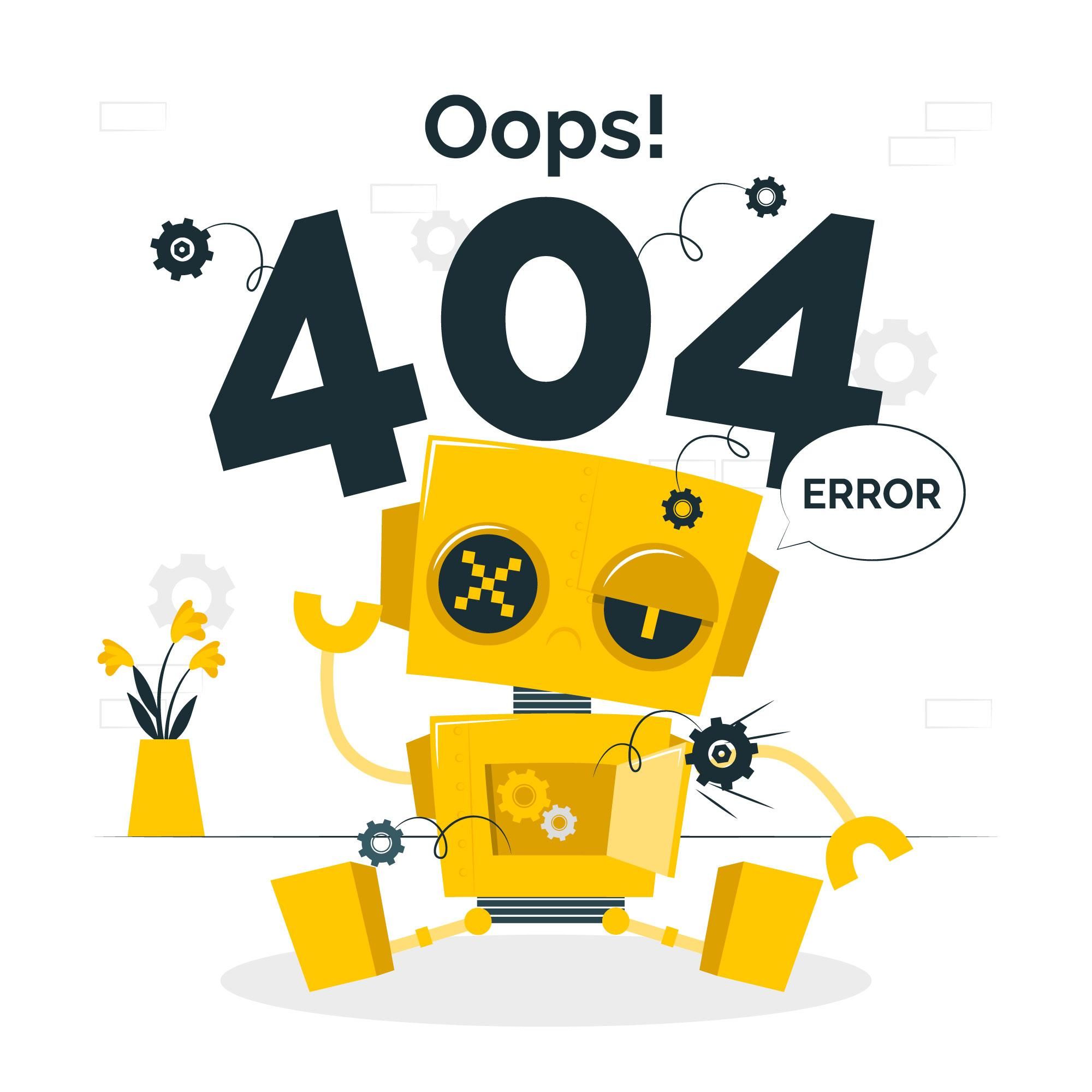 404 Page not found