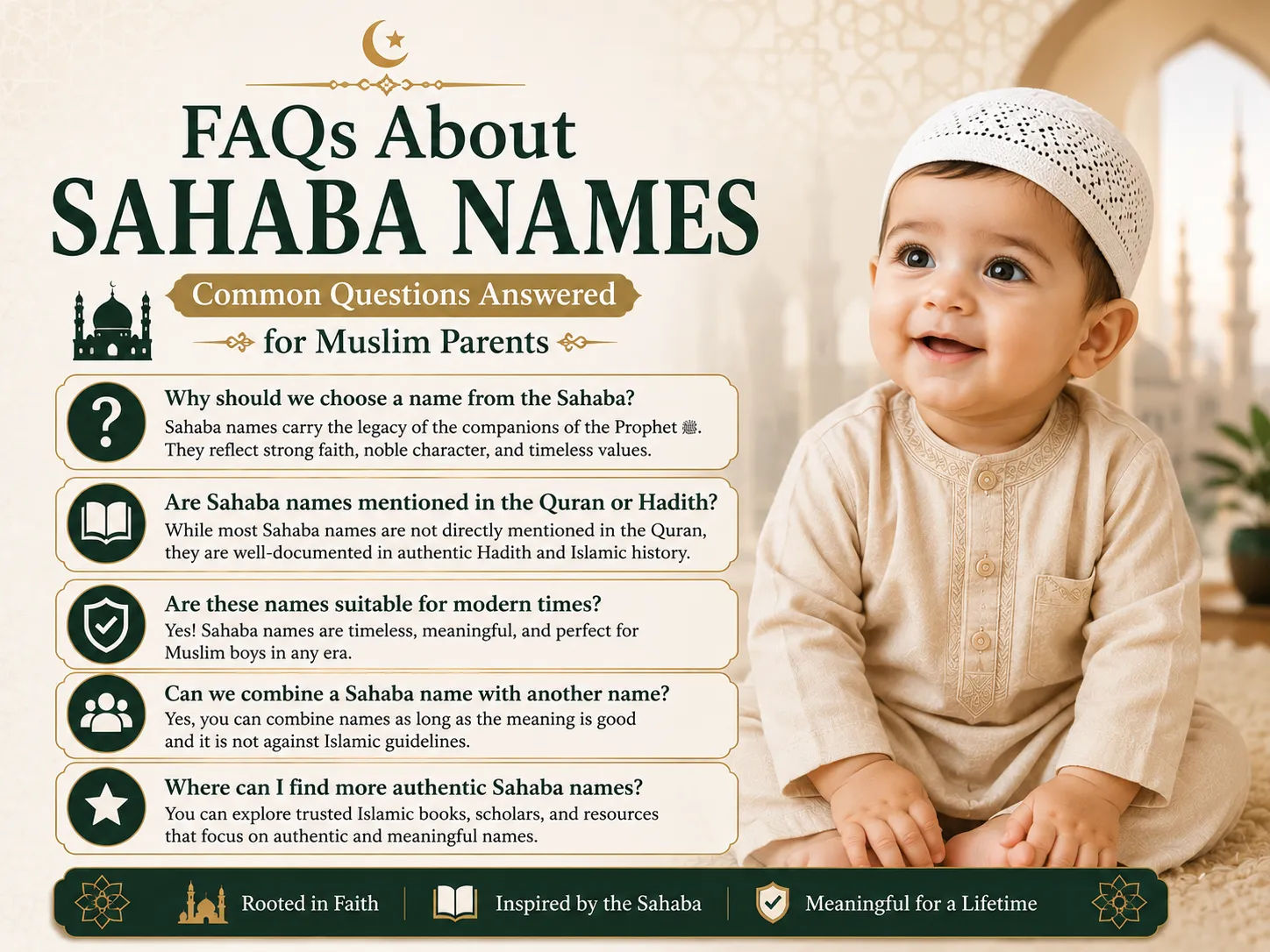 Common questions answered for Muslim parents choosing a name.