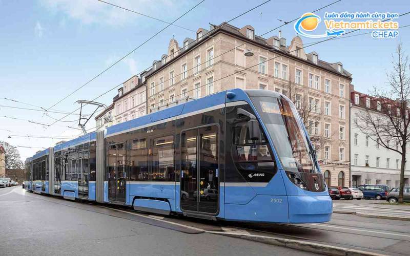 Di chuyển ở Munich bằng phương tiện công cộng