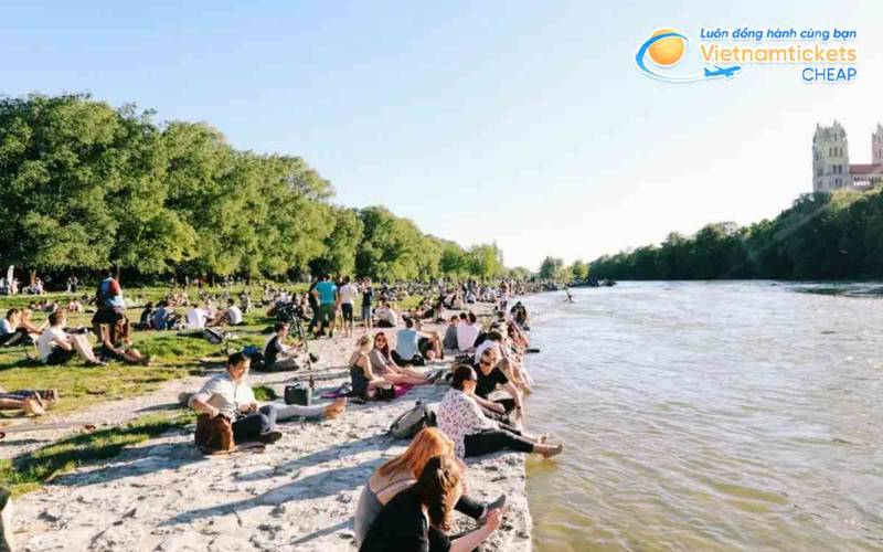 Khí hậu mùa hè Munich rất thuận lợi để du lịch