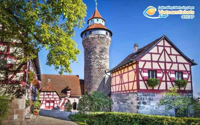 Lâu đài Nuremberg là điểm đến hàng đầu