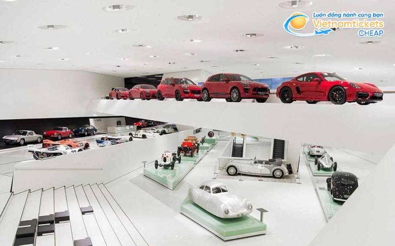 Không gian ấn tượng tại bảo tàng Porsche