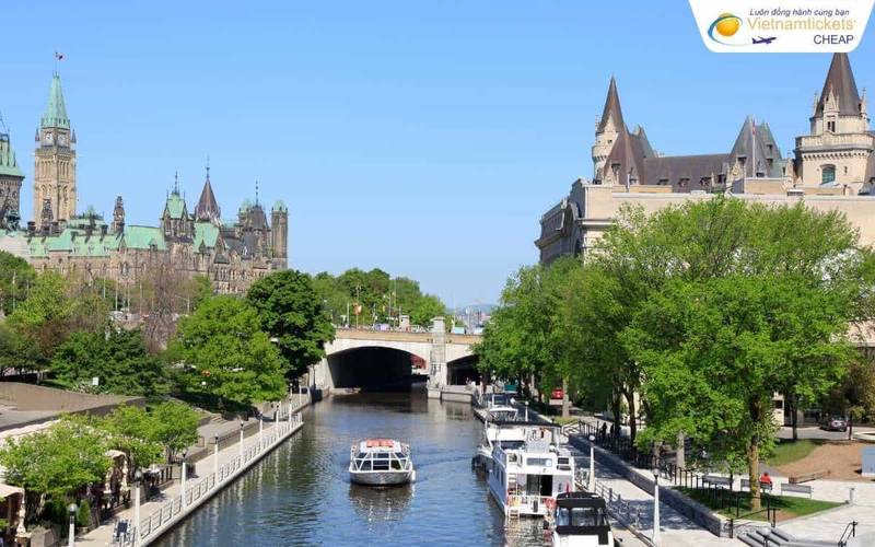Vé máy bay đi Ottawa Canada du lịch