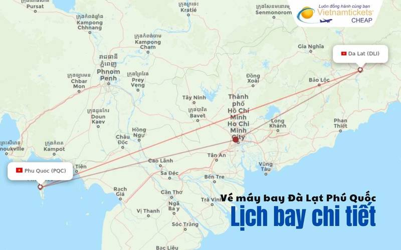 Lịch bay Đà Lạt Phú Quốc