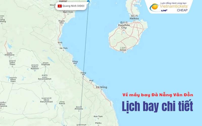 Lịch bay chặng Đà Nẵng Vân Đồn