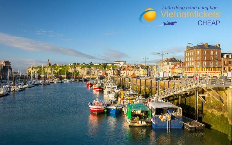 Hãng bay và lựa chọn transit phù hợp để đi Dieppe