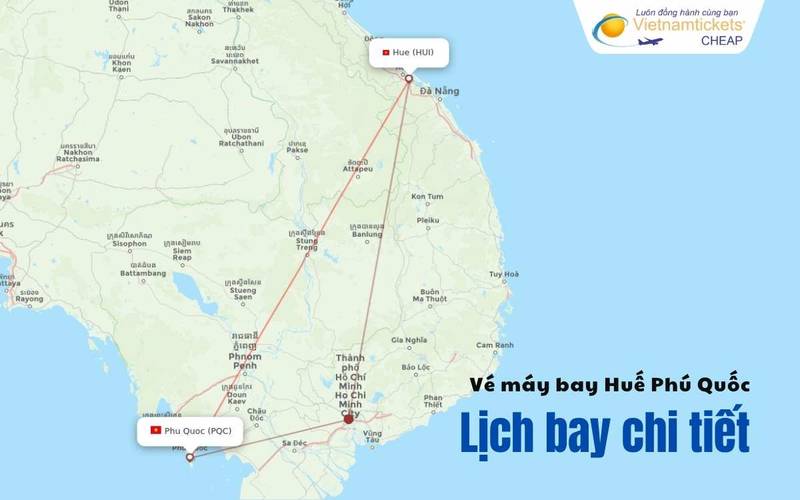 Lịch bay Huế Phú Quốc