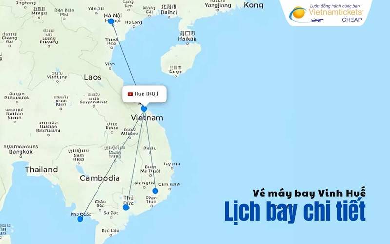 Lịch bay Vinh Huế