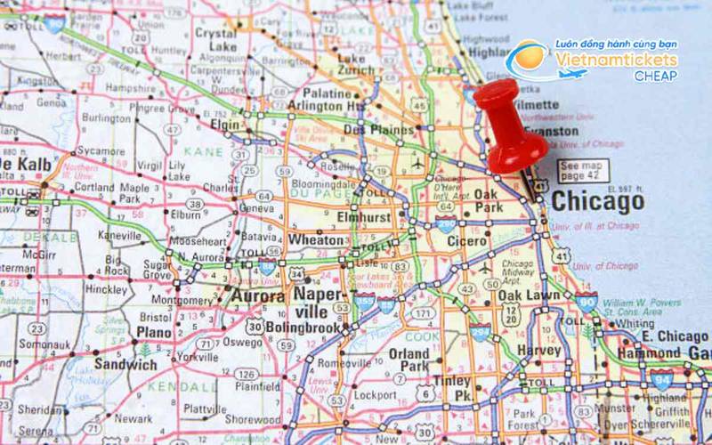 Đặc điểm địa lý thành phố Chicago