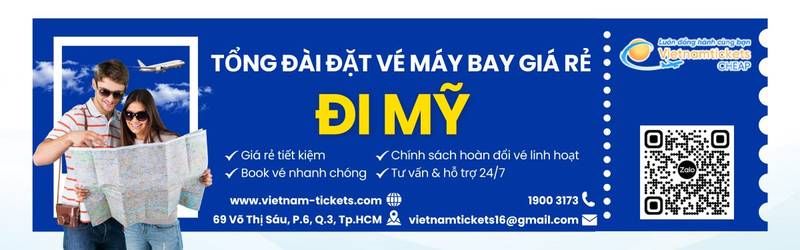 Đặt vé bay đến Mỹ rẻ