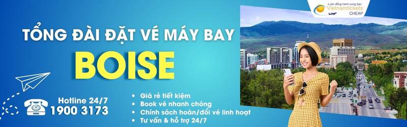 Đặt vé máy bay Boise giá rẻ