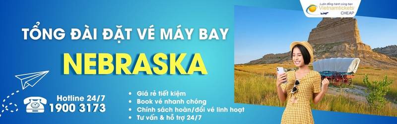 Đặt vé máy bay Nebraska giá rẻ