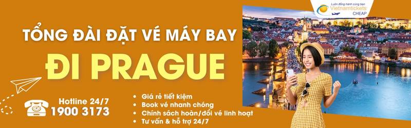 Đặt vé máy bay đi Prague giá rẻ