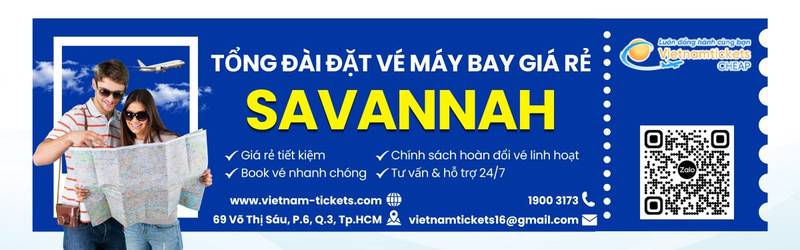Đặt vé máy bay Savannah giá rẻ 
