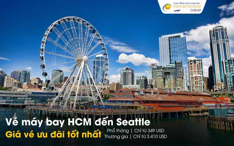 Giá vé máy bay TPHCM đi Seattle
