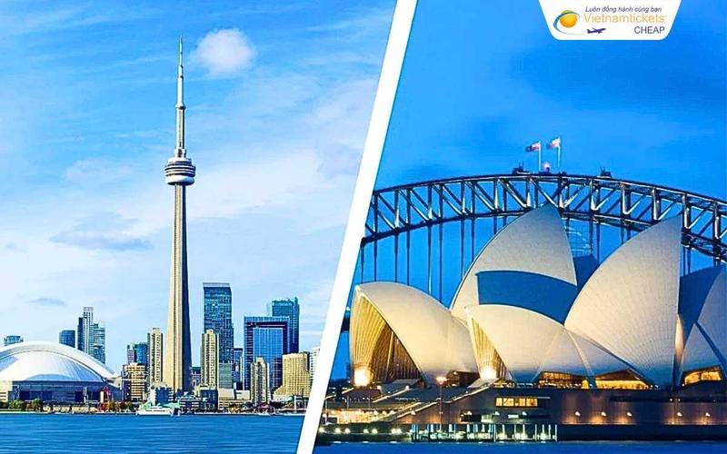 Úc và Canada thuộc châu nào?