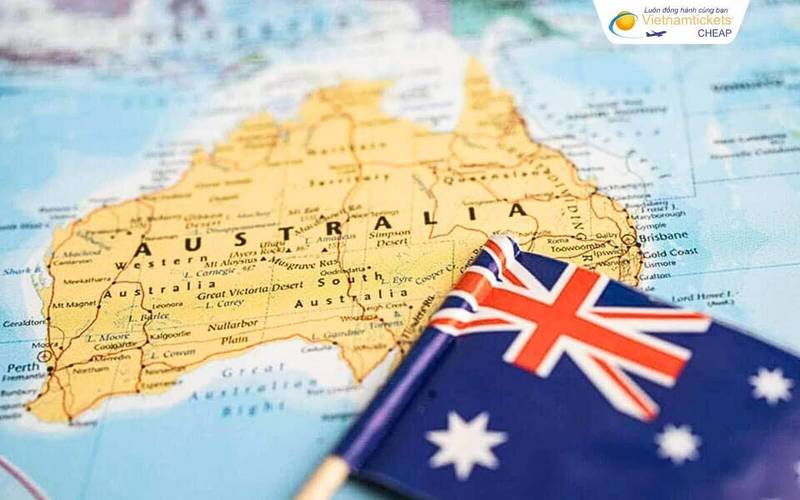 Vị trí địa lý của Australia