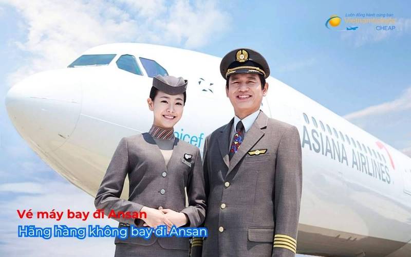 Hãng hàng không bay đi Ansan