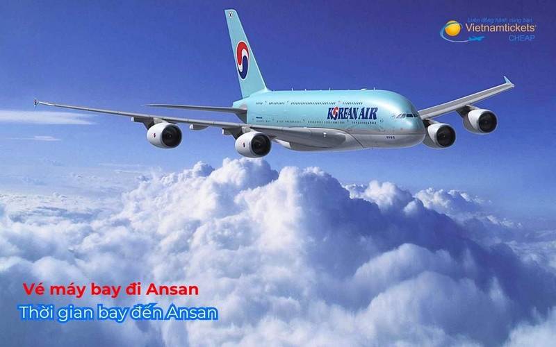 Thời gian bay đến Ansan