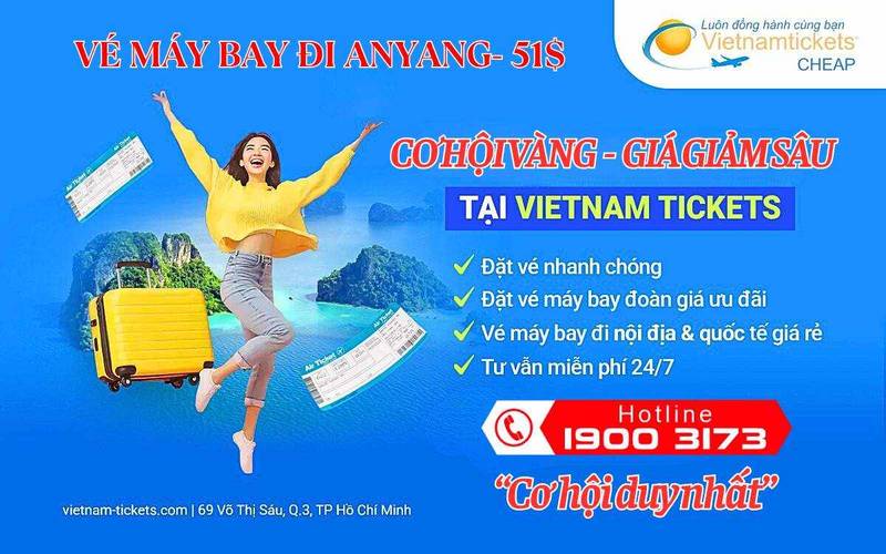Vé đi Anyang siêu ưu đãi