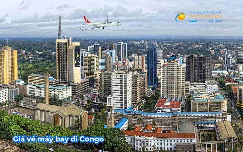 Giá vé máy bay đi Congo