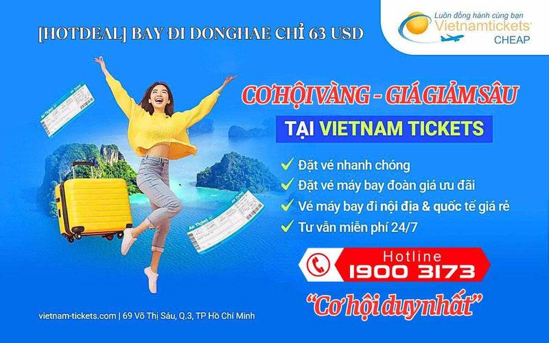 Bay đi Donghae chỉ 63 USD