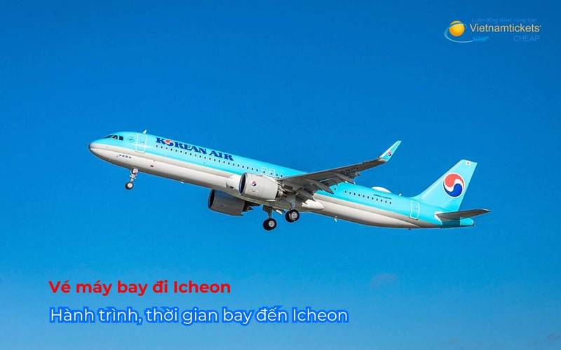 Hành trình, thời gian bay đến Icheon
