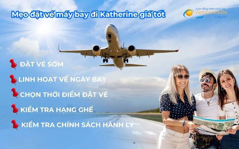 Mẹo đặt vé máy bay đi Katherine