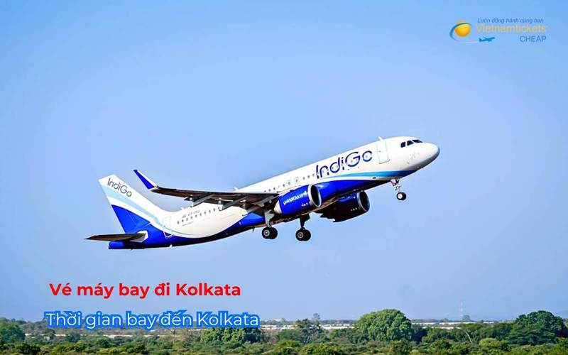  Thời gian bay đến Kolkata